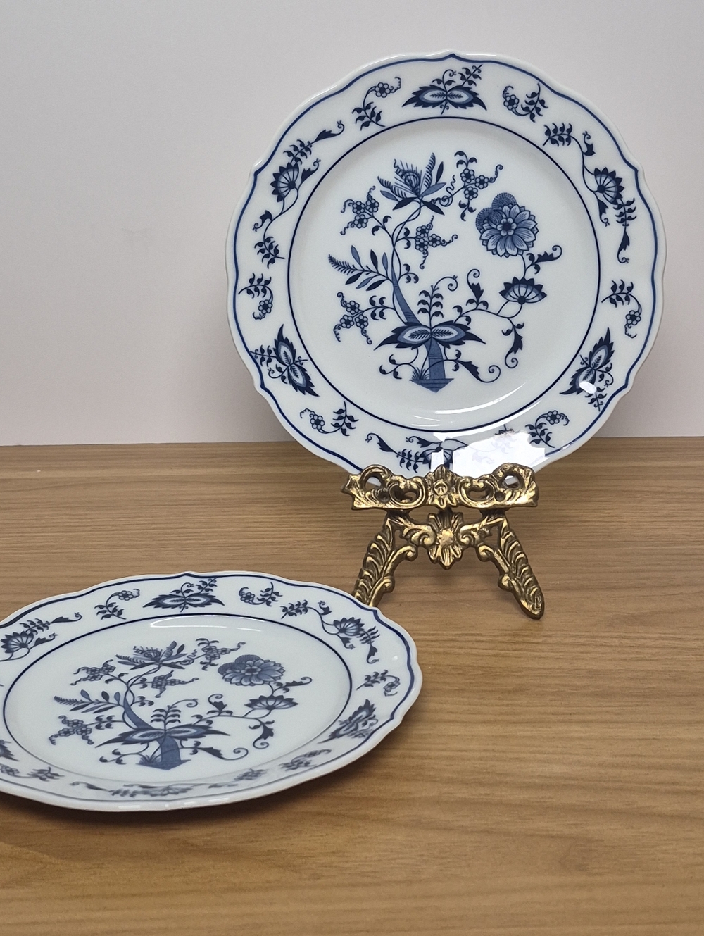 Set of 2 Blue Onion 6.25" Bread and Butter Plates